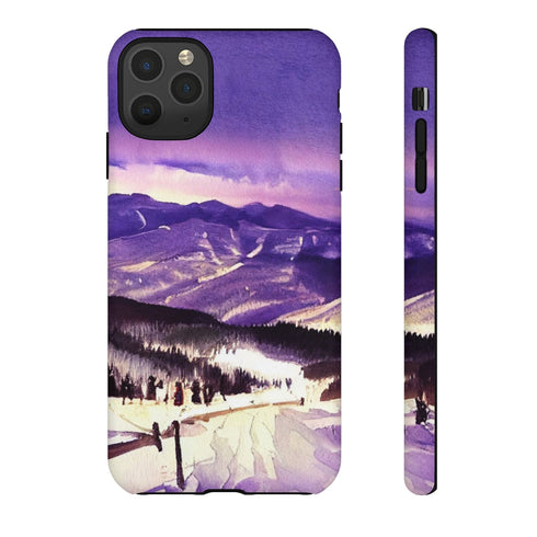 Vail Colorado at Christmas - Impact Resistant Phone Case iPhone 11 Pro Max Matte